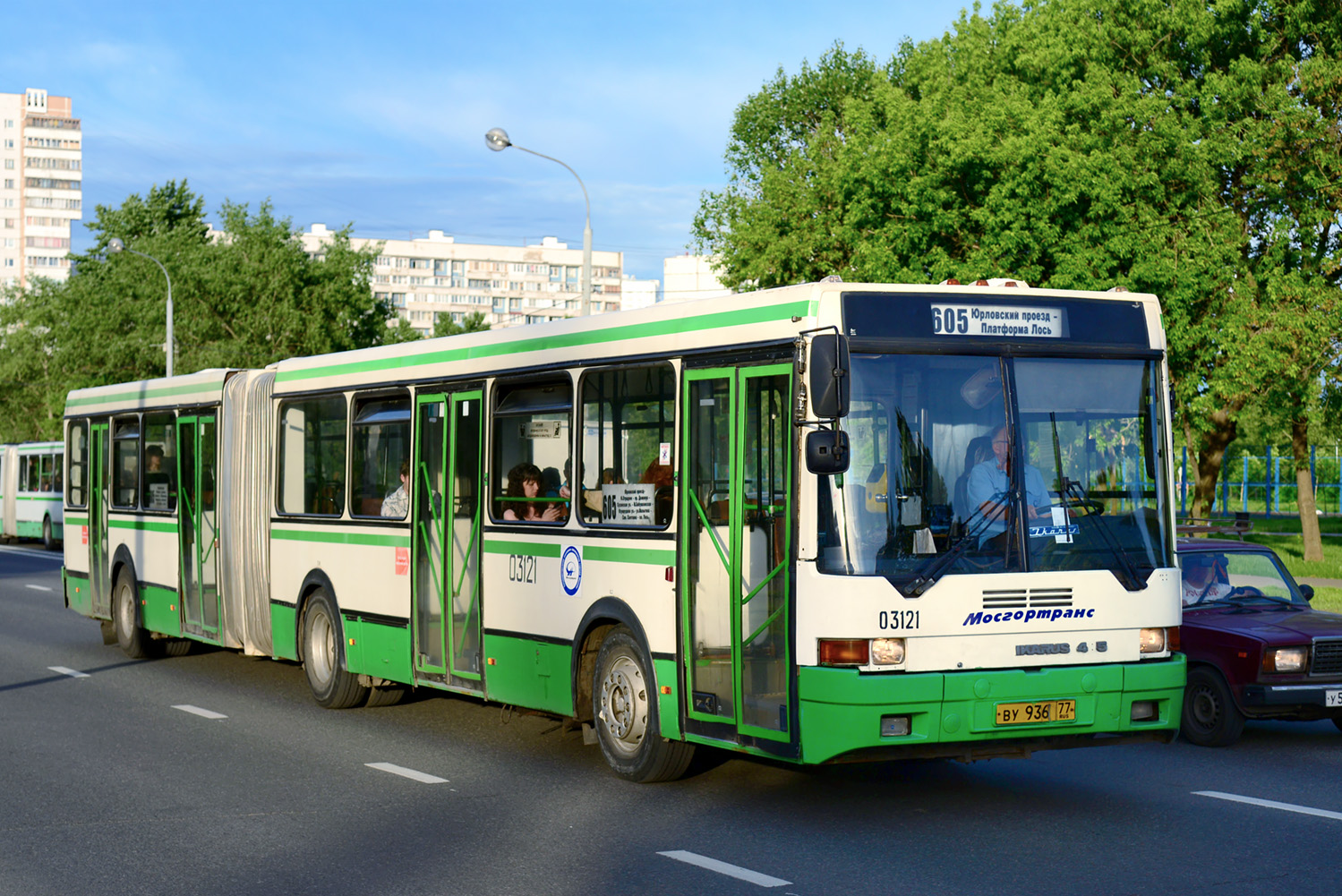 Москва, Ikarus 435.17 № 03121