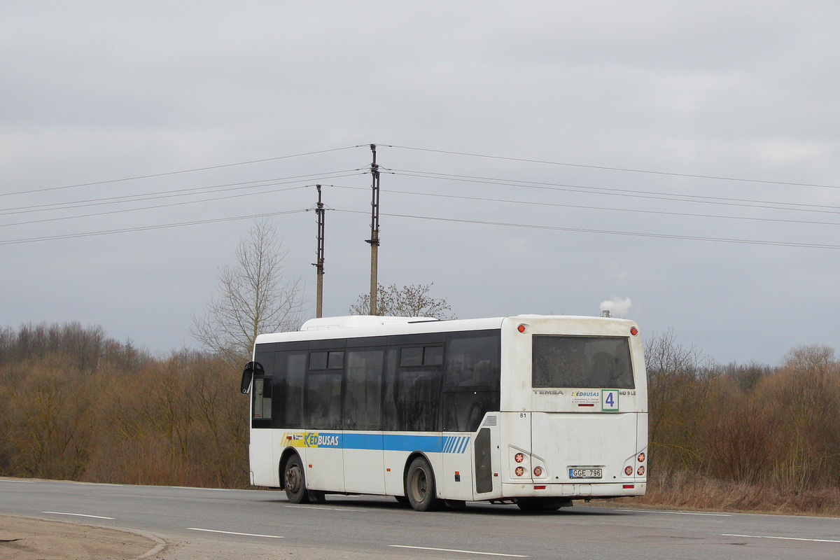 Lithuania, TEMSA MD9 LE # 81