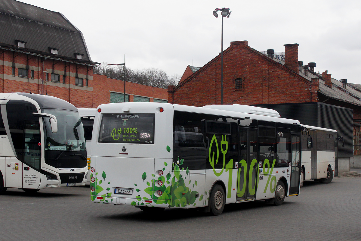 Lithuania, TEMSA MD9 ElectriCITY # 279