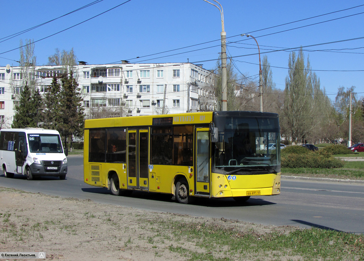 Самарская область, МАЗ-206.067 № ЕВ 691 63