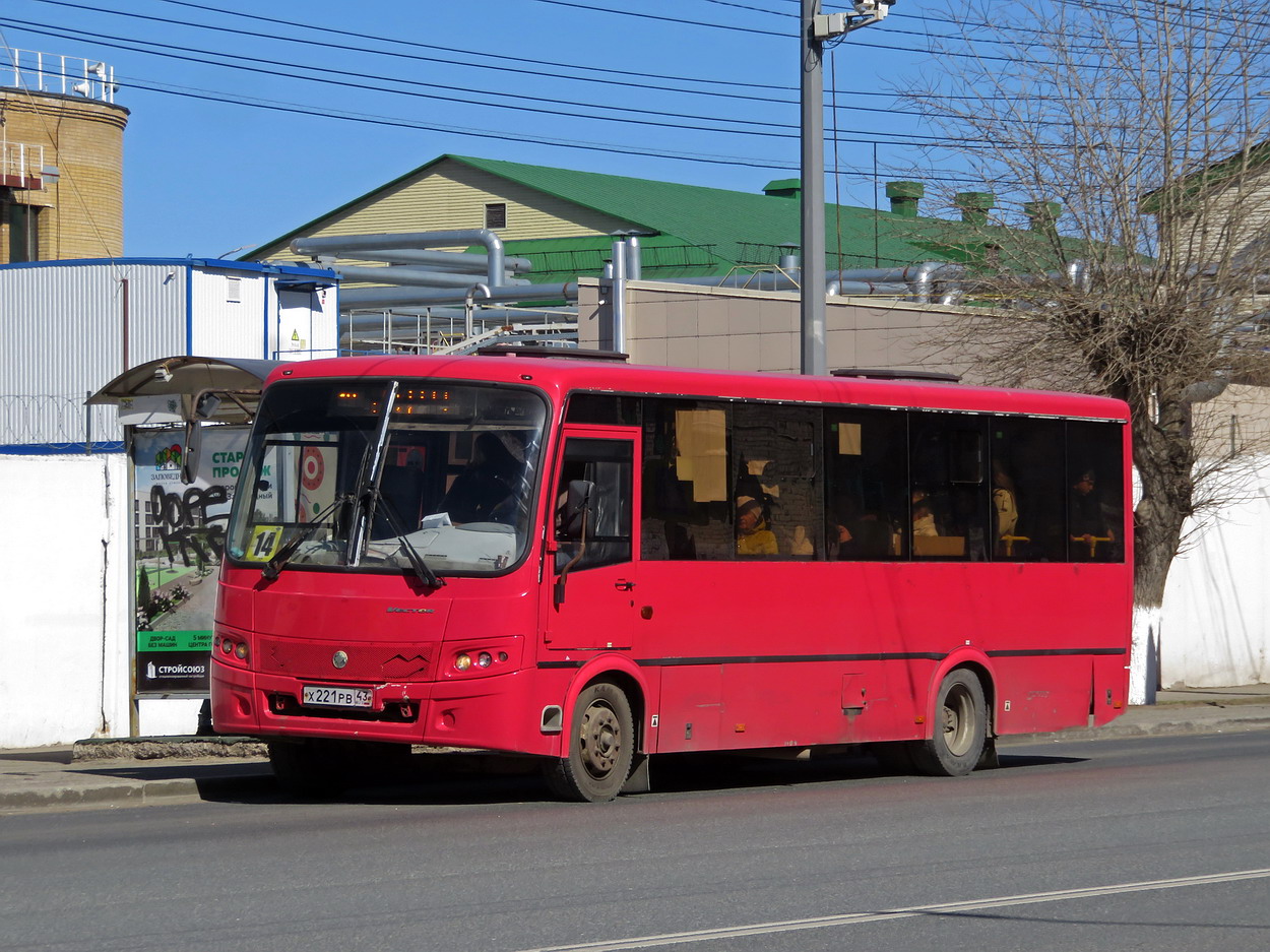 Кировская область, ПАЗ-320414-05 "Вектор" (1-2) № Х 221 РВ 43