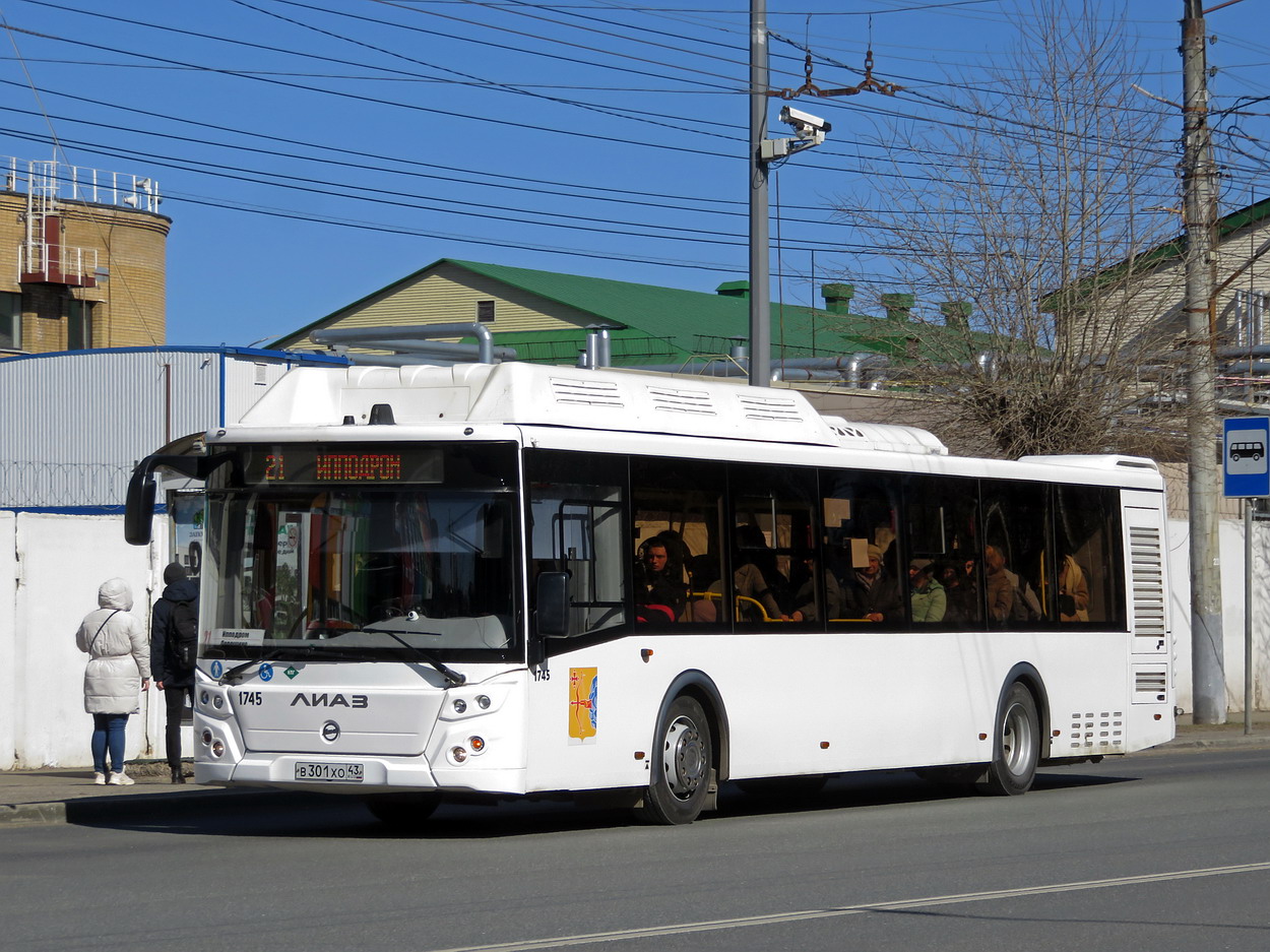 Кировская область, ЛиАЗ-5292.67 (CNG) № В 301 ХО 43