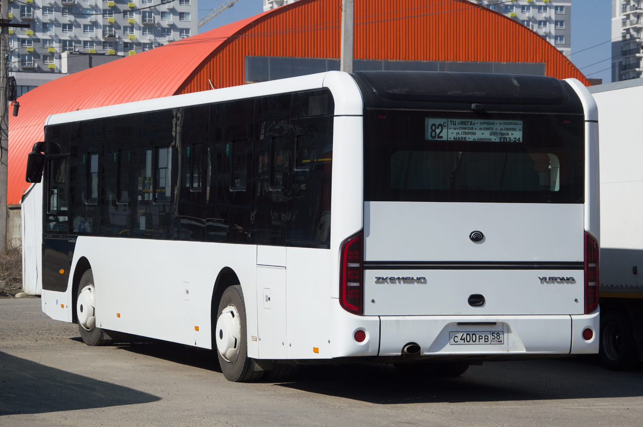 Пензенская область, Yutong ZK6116HG № С 400 РВ 58