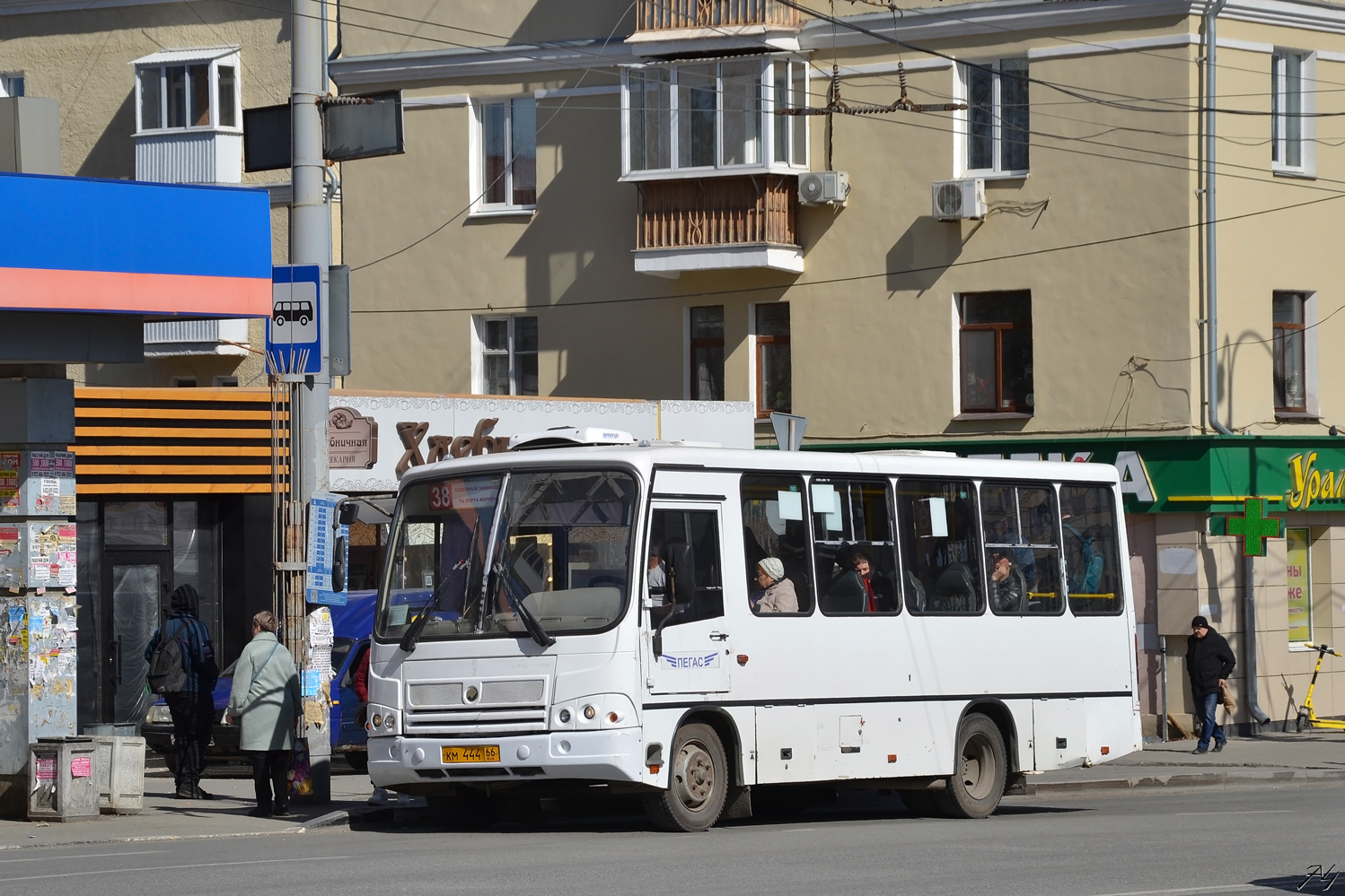 Sverdlovsk region, PAZ-320402-05 # КМ 444 66
