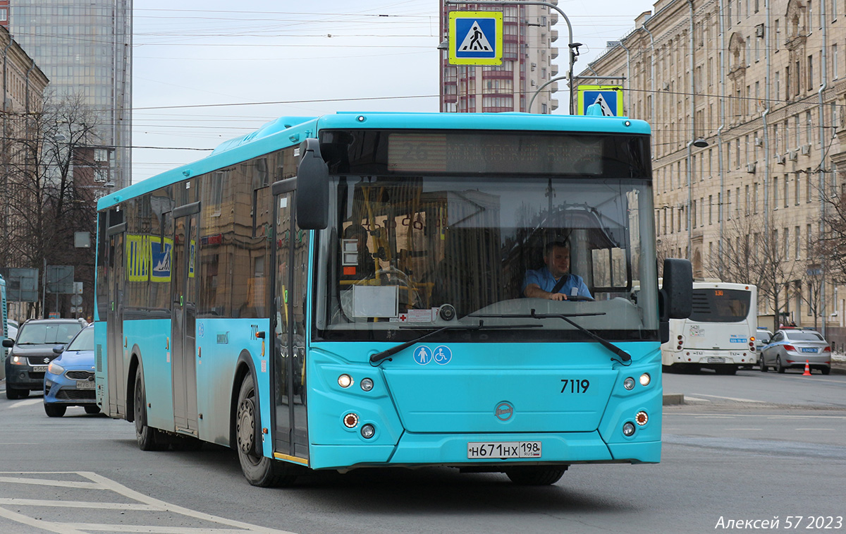 Санкт-Петербург, ЛиАЗ-5292.65 № 7119