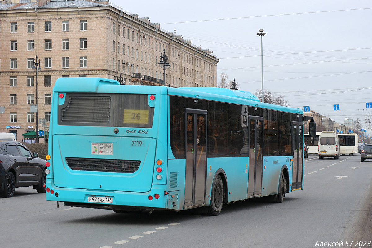 Санкт-Петербург, ЛиАЗ-5292.65 № 7119