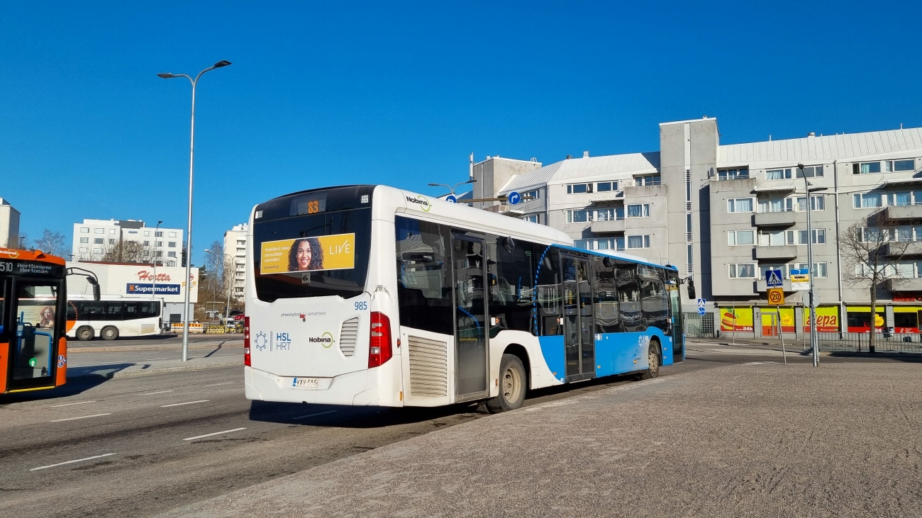 Финляндия, Mercedes-Benz Citaro C2 LE MÜ № 985