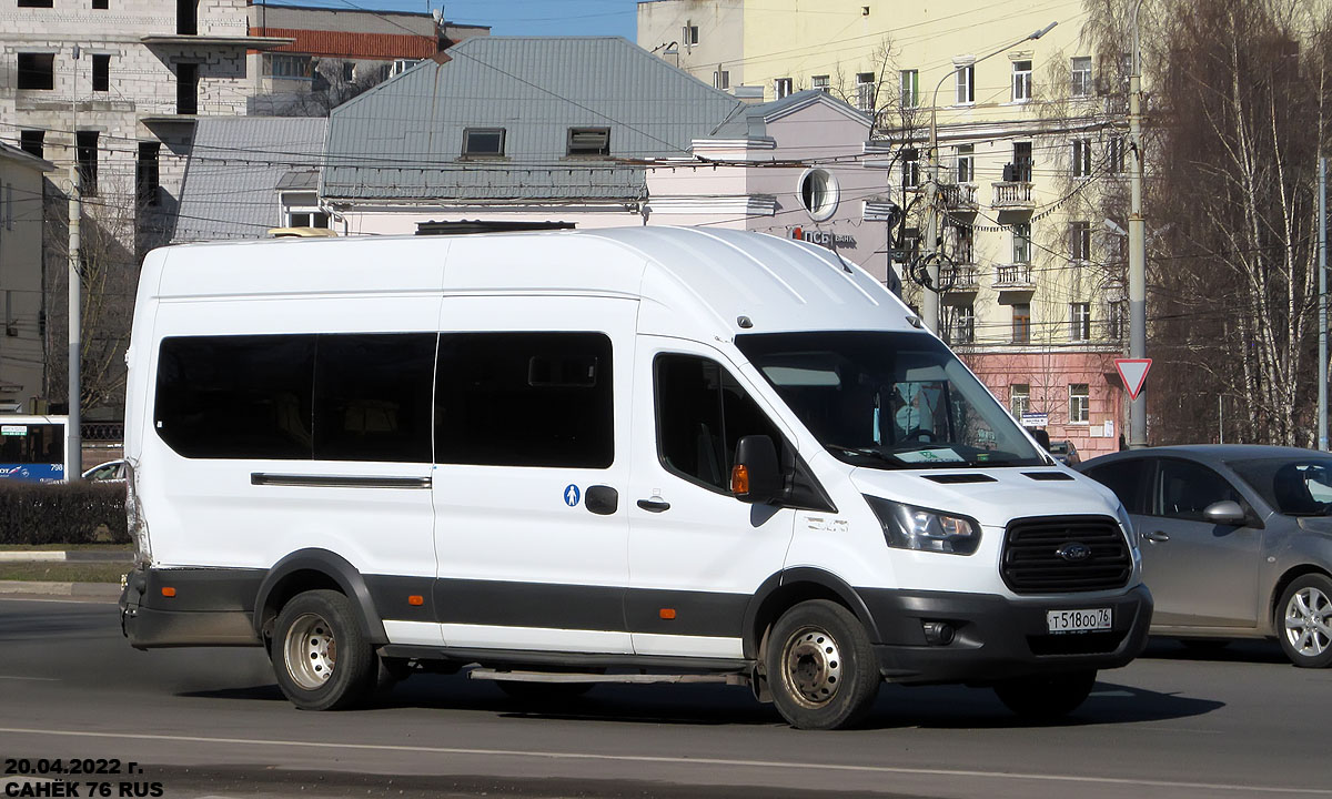 Ярославская область, Ford Transit FBD [RUS] (Z6F.ESG.) № Т 518 ОО 76