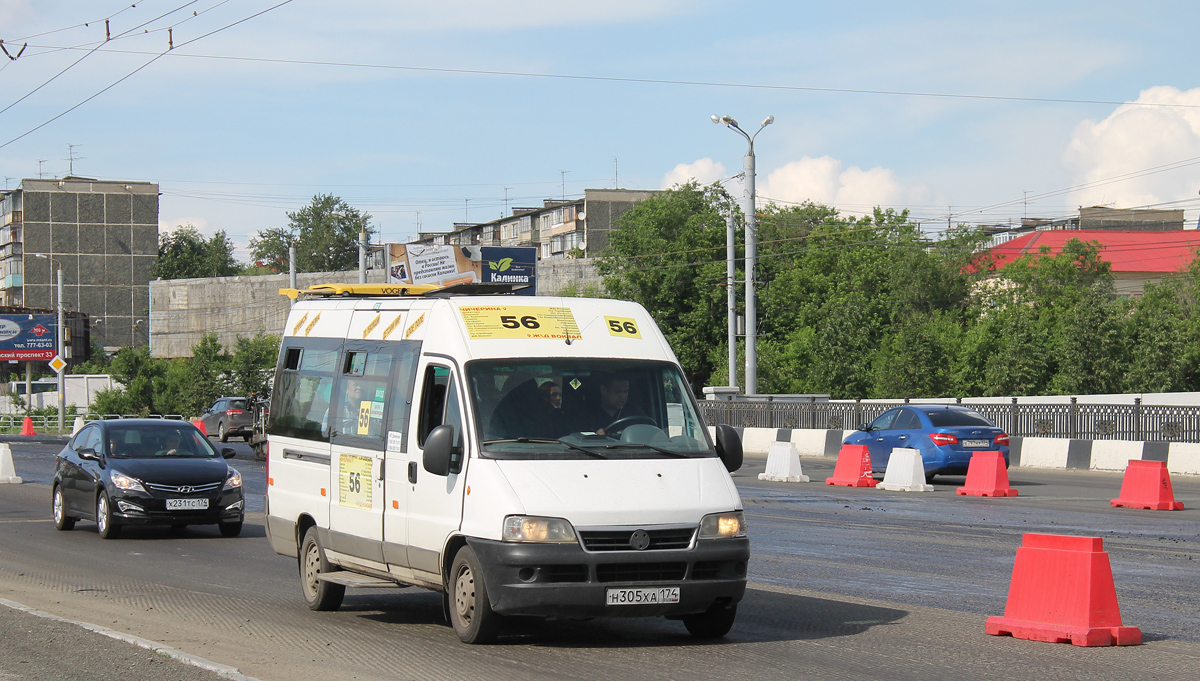 Челябинская область, FIAT Ducato 244 CSMMC-RLL, -RTL № Н 305 ХА 174