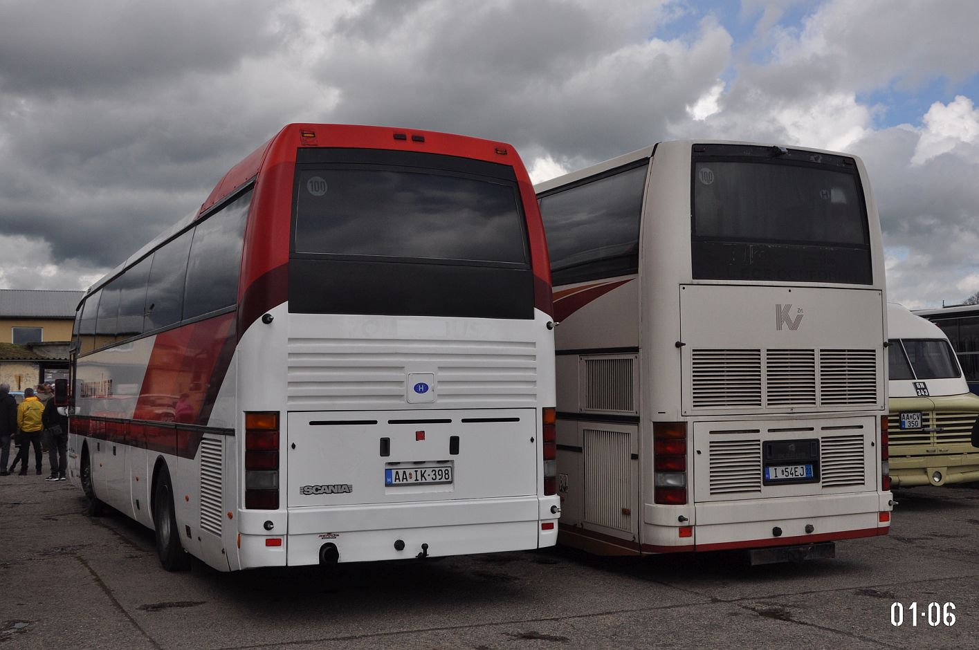 Hungary, Ikarus EAG 398.01/E98.01 # AA IK-398; Hungary, Ikarus EAG E99.07 # I 54EJ 23; Hungary — 2. Volánbusz Retro Nap, Hatvan (2023)