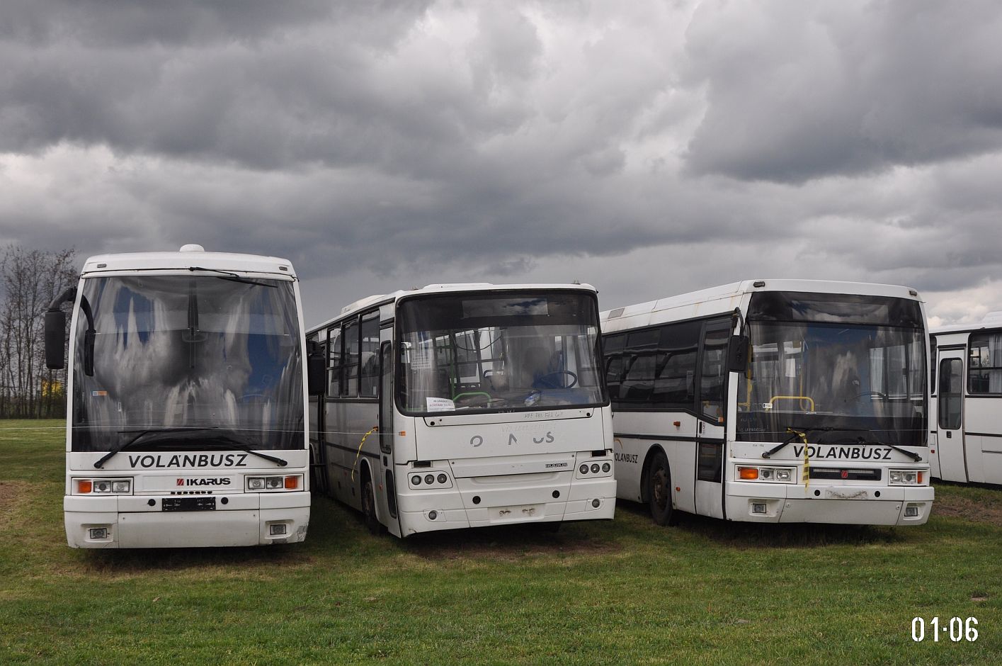 Hungary, Ikarus EAG 398.20/E98.20 # GAC-270; Hungary, Ikarus C56.22 # HFF-783; Hungary, Ikarus EAG E94.60 # FLX-296; Hungary — 2. Volánbusz Retro Nap, Hatvan (2023)
