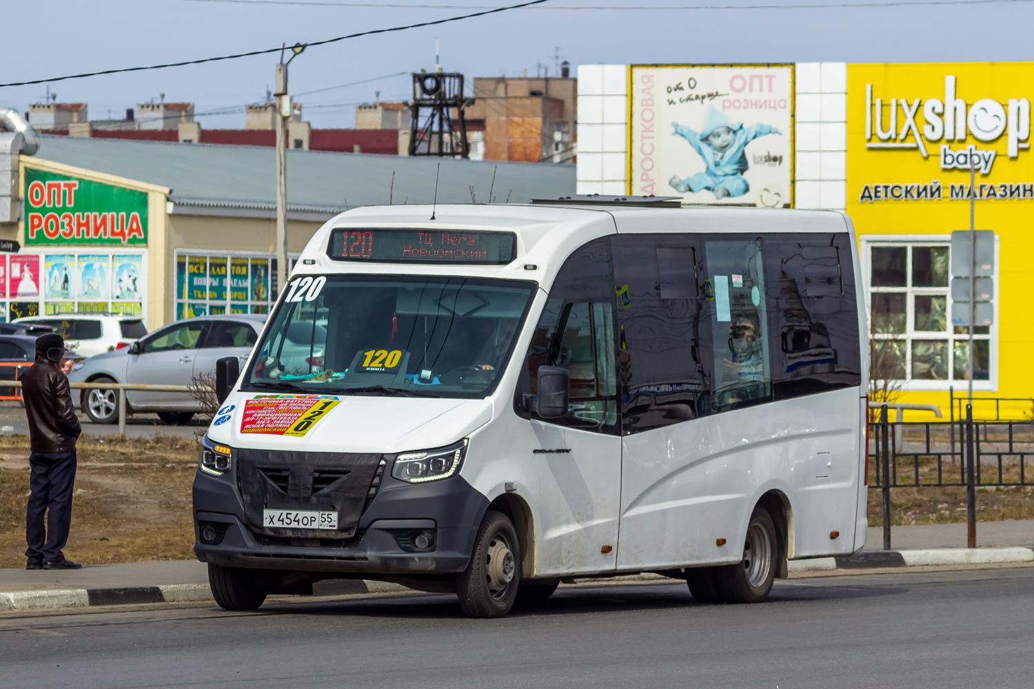 Омская область, ГАЗ-A68R52 City № Х 454 ОР 55