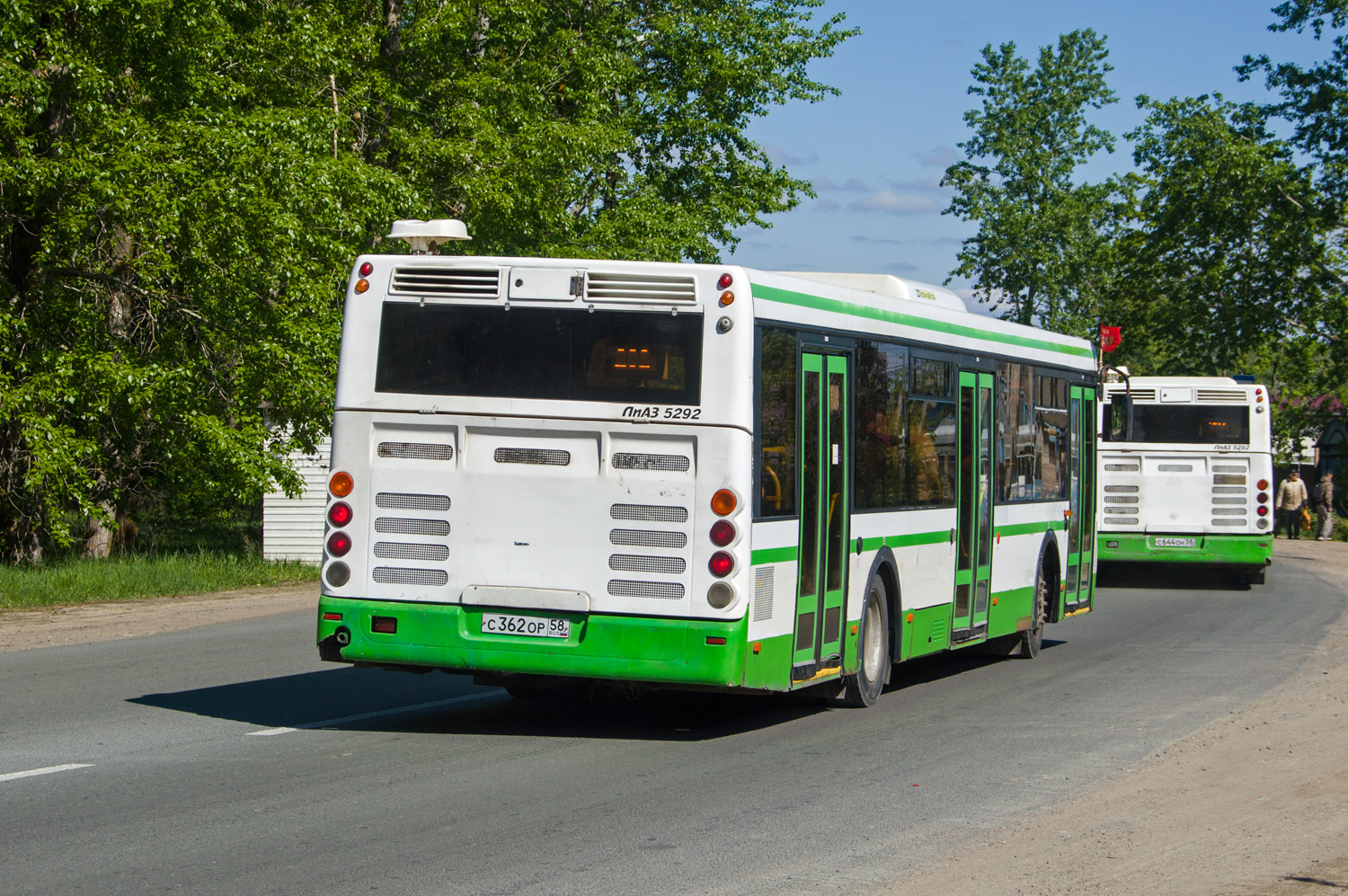 Penza region, LiAZ-5292.22 (2-2-2) # 493