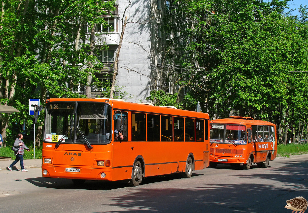 Нижегородская область, ЛиАЗ-5293.60 № 31033