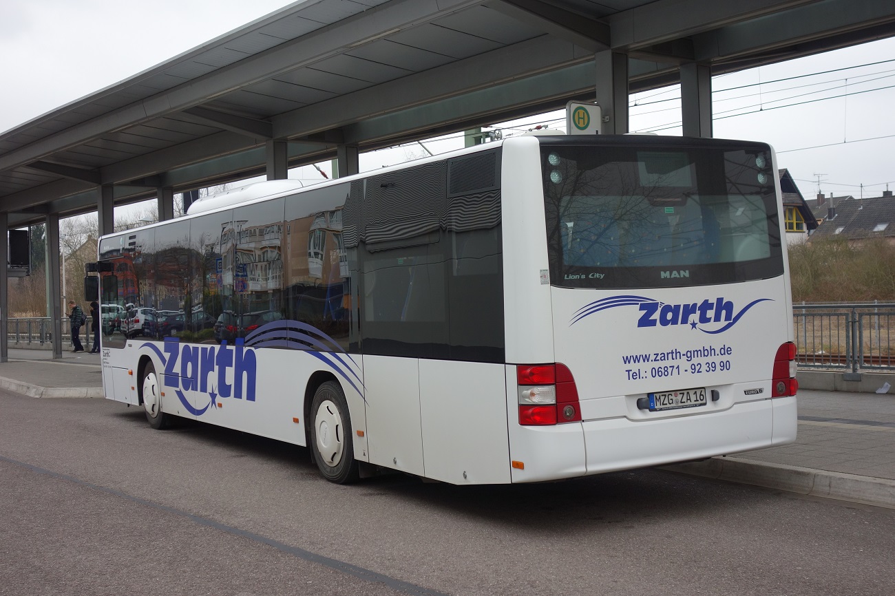 Саар, MAN A20 Lion's City Ü NÜ323 № MZG-ZA 16