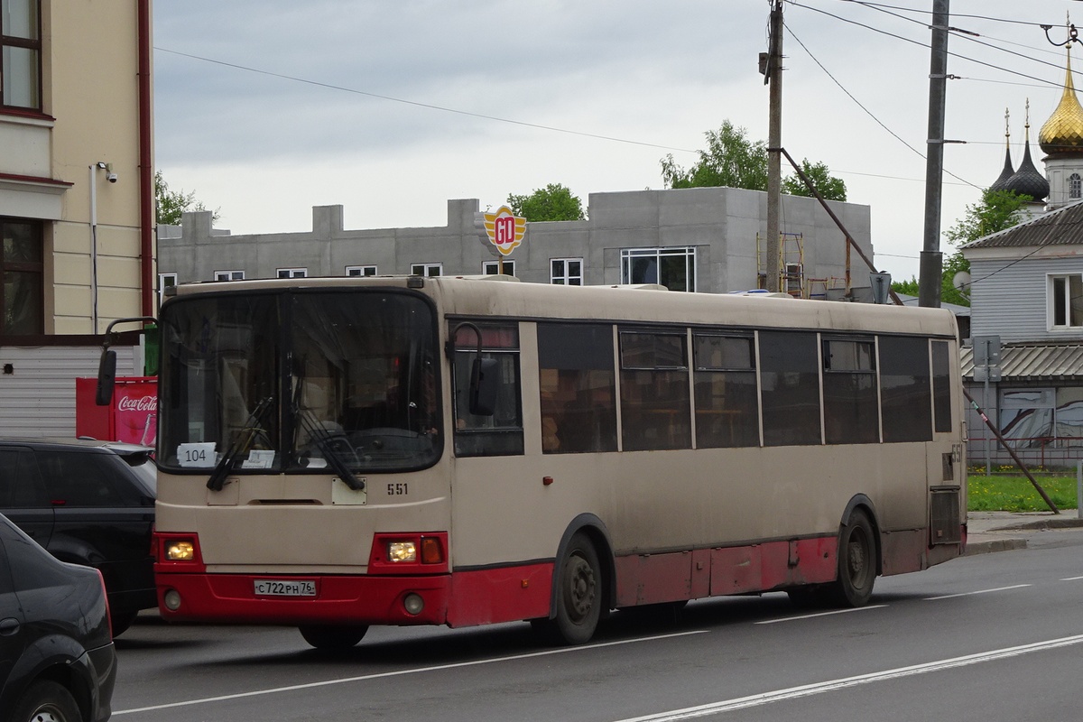 Ярославская область, ЛиАЗ-5256.53 № 551