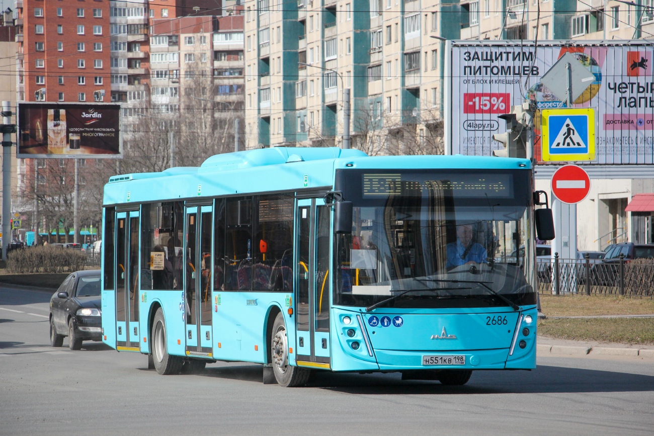 Санкт-Петербург, МАЗ-203.047 № 2686