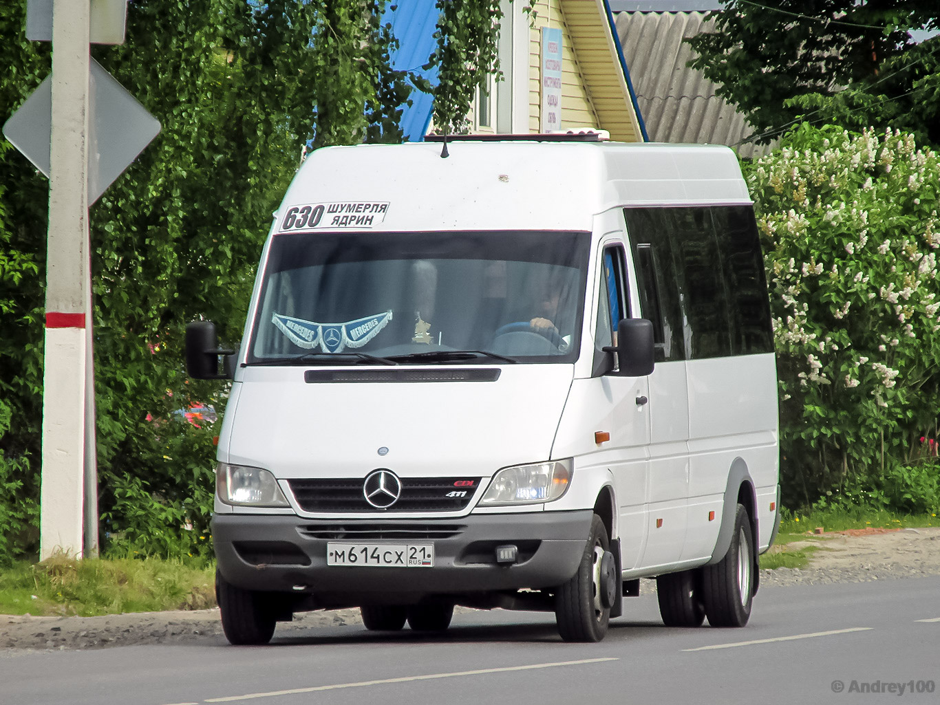 Чувашия, Луидор-223201 (MB Sprinter Classic) № М 614 СХ 21