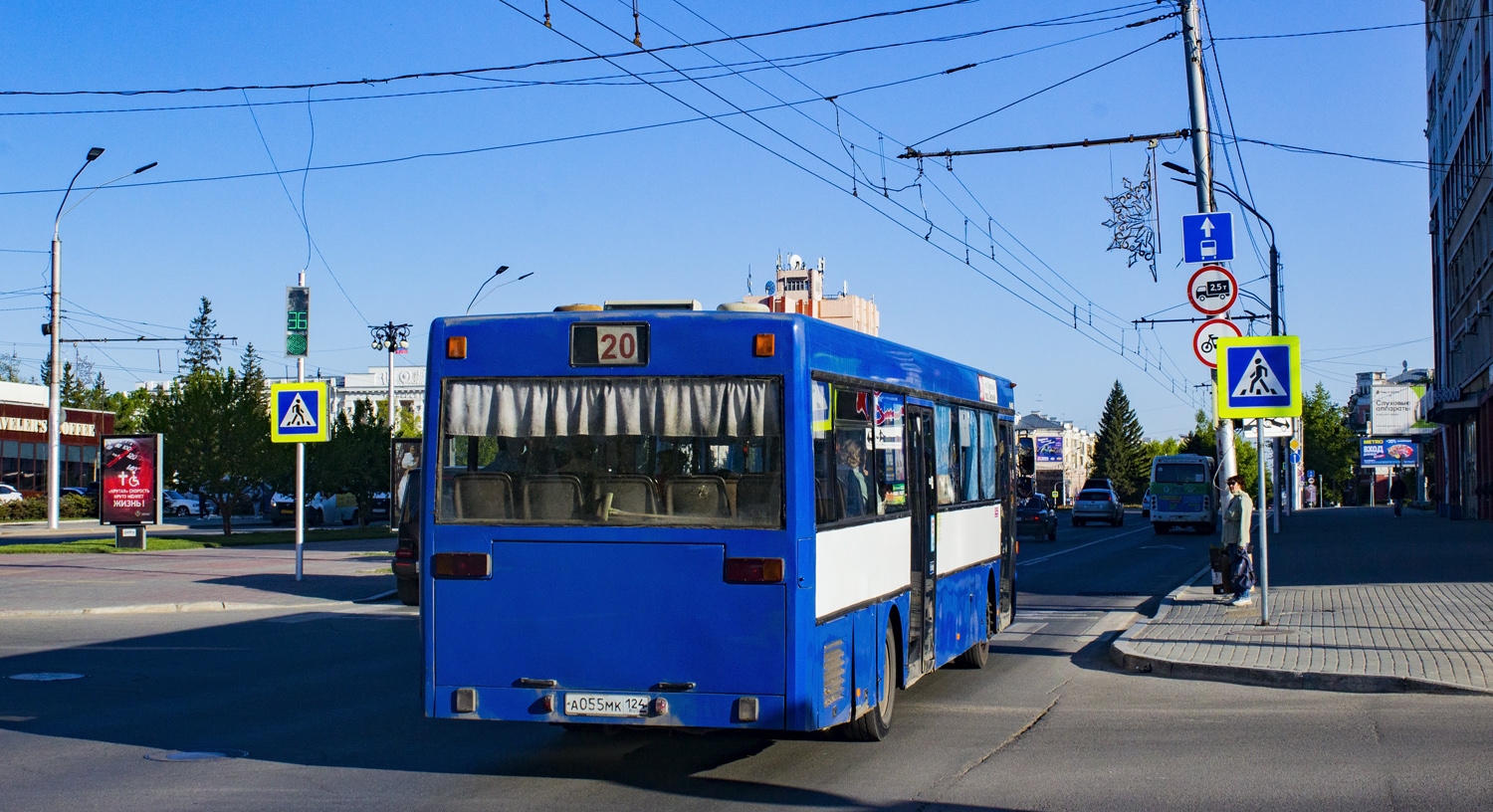 Алтайский край, Mercedes-Benz O405 № А 055 МК 124