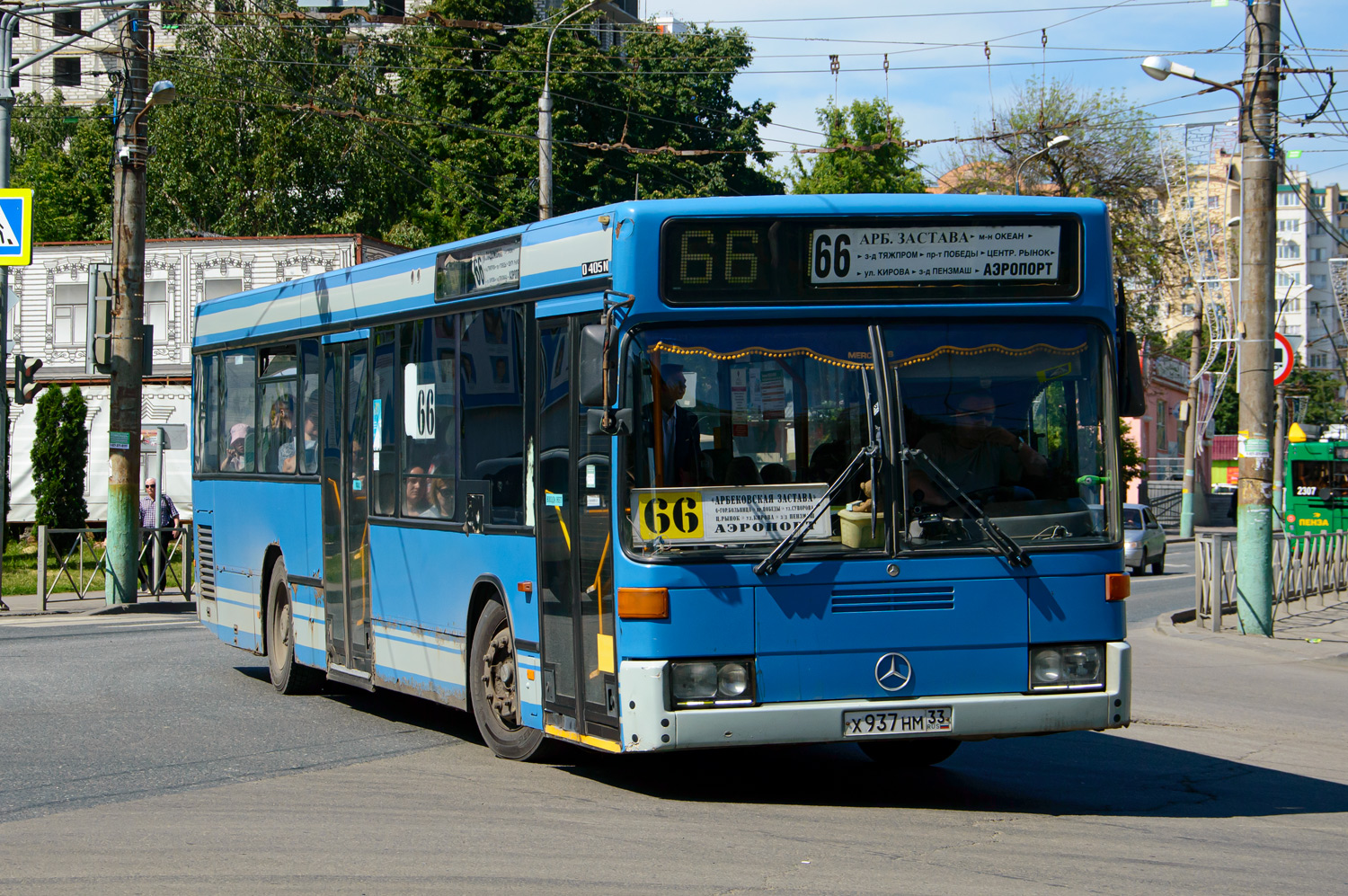 Пензенская область, Mercedes-Benz O405N2 № Х 937 НМ 33