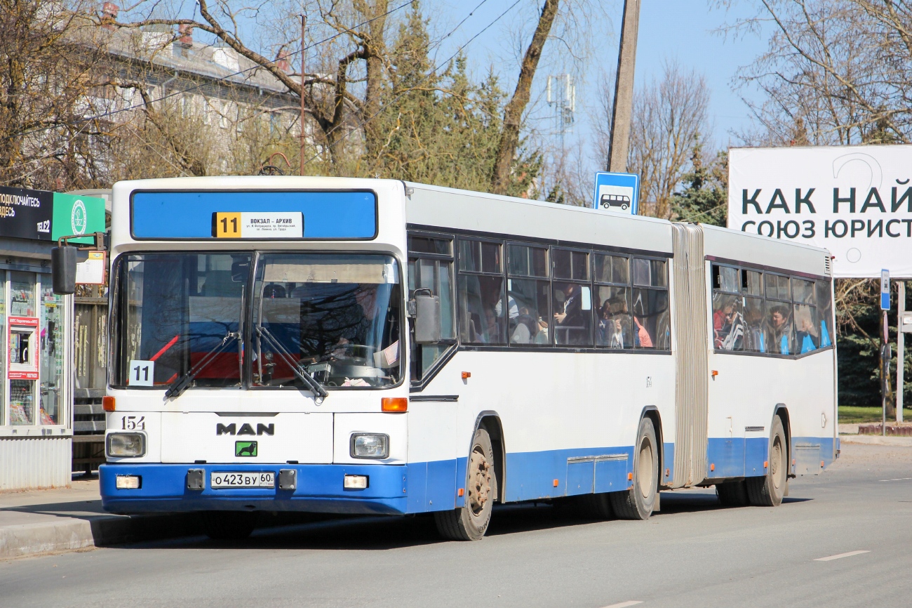 Pskov region, MAN A61 SG312 # 154