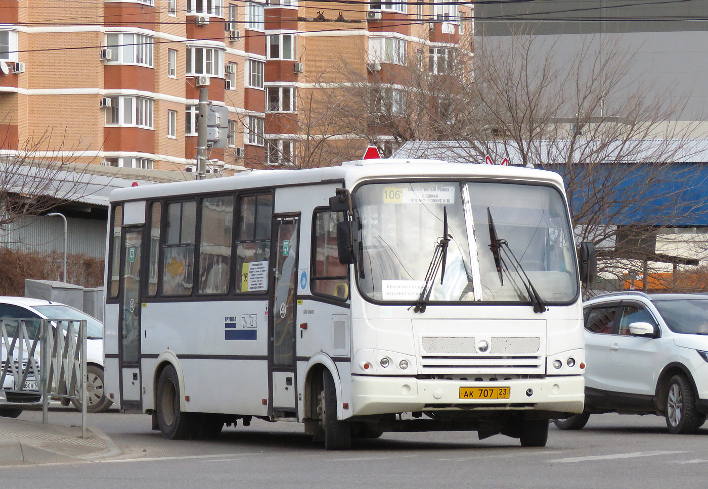 Краснодарский край, ПАЗ-320412-10 № АК 707 23