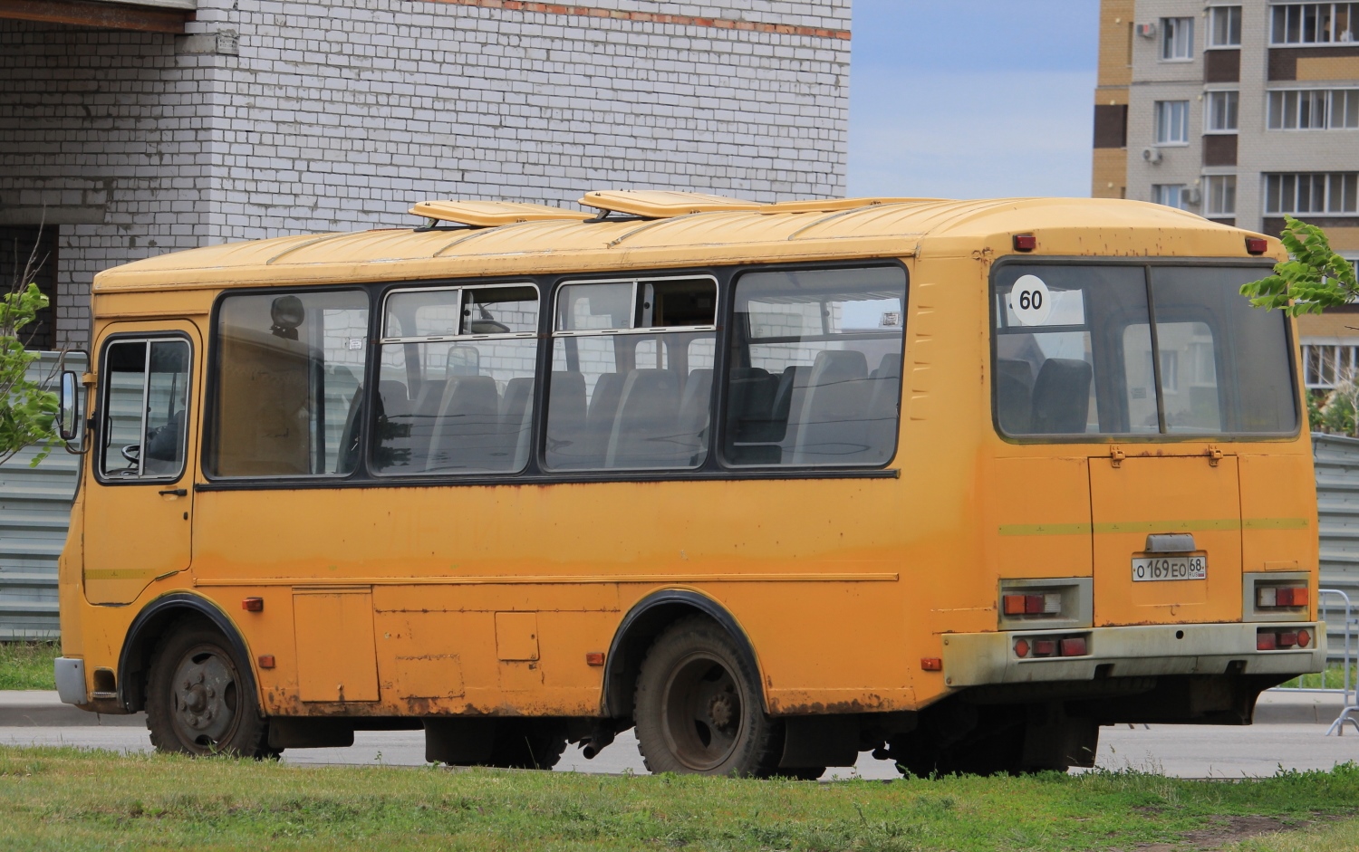 Тамбовская область, ПАЗ-32053-70 № О 169 ЕО 68