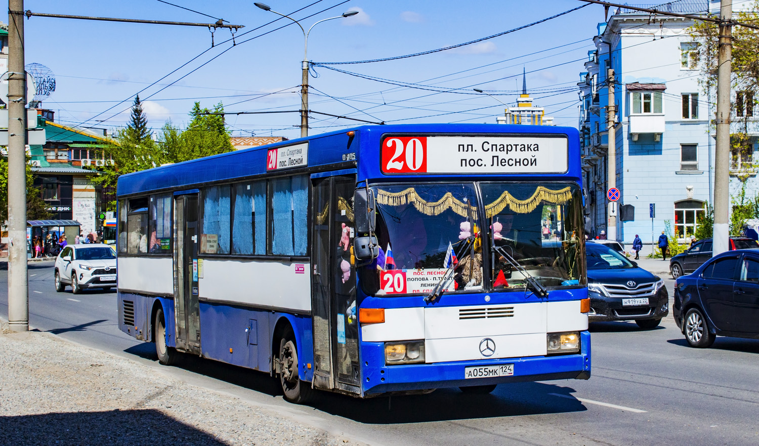 Алтайский край, Mercedes-Benz O405 № А 055 МК 124