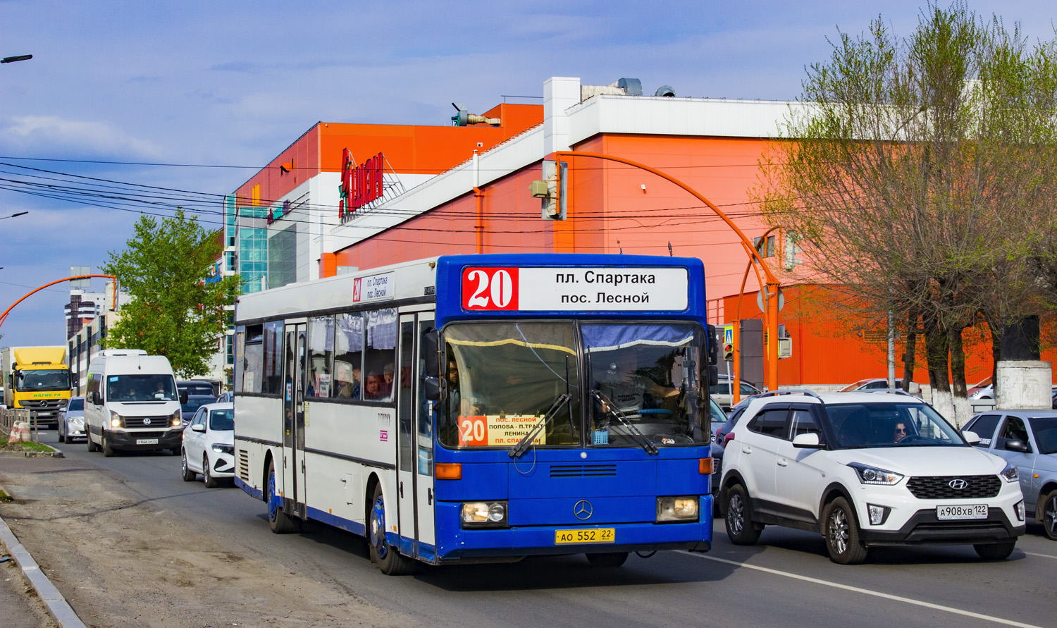 Алтайский край, Mercedes-Benz O405 № АО 552 22