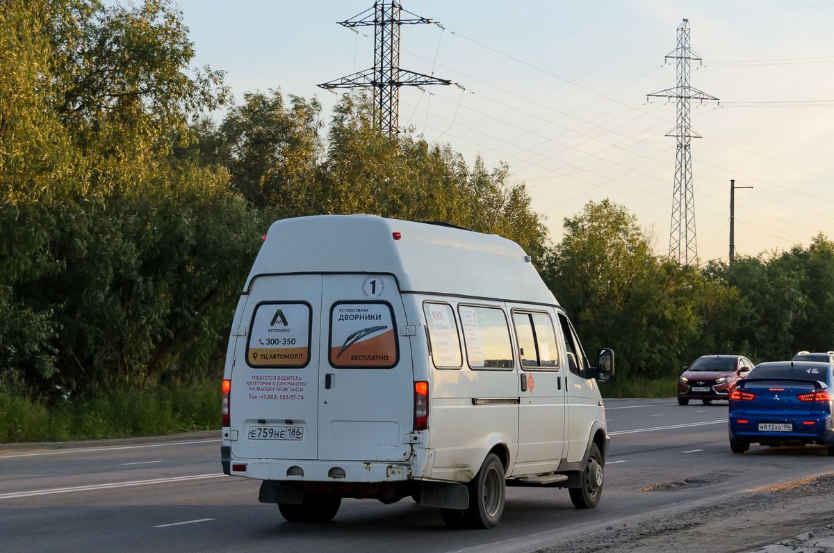 Ханты-Мансийский АО, Луидор-225001 (ГАЗ-3221) № Е 759 НЕ 186