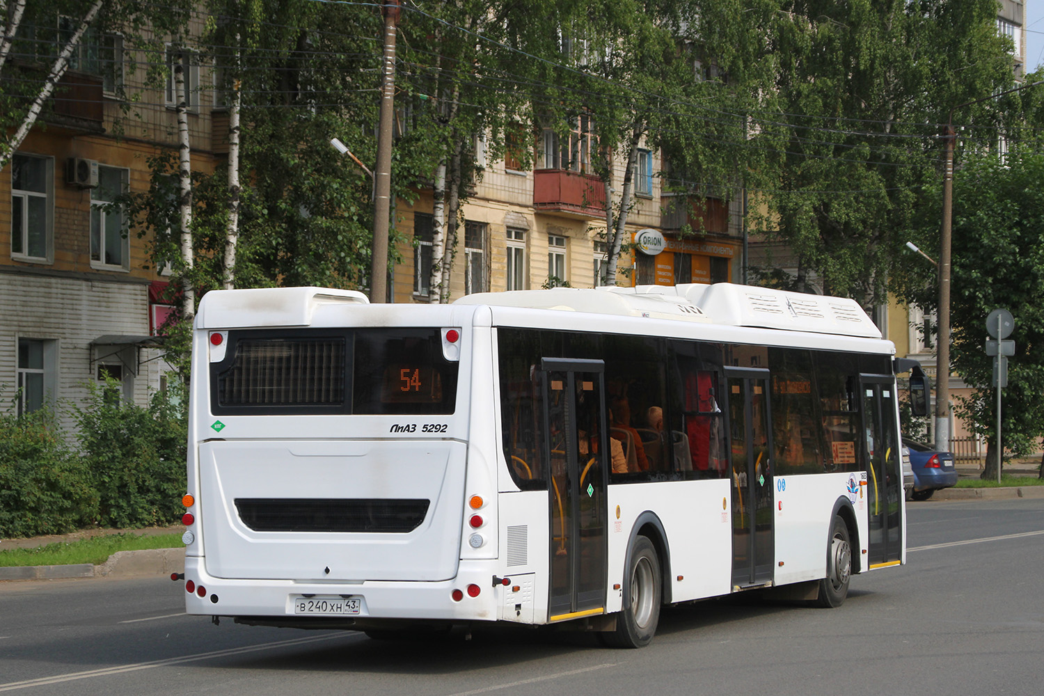 Кировская область, ЛиАЗ-5292.67 (CNG) № В 240 ХН 43