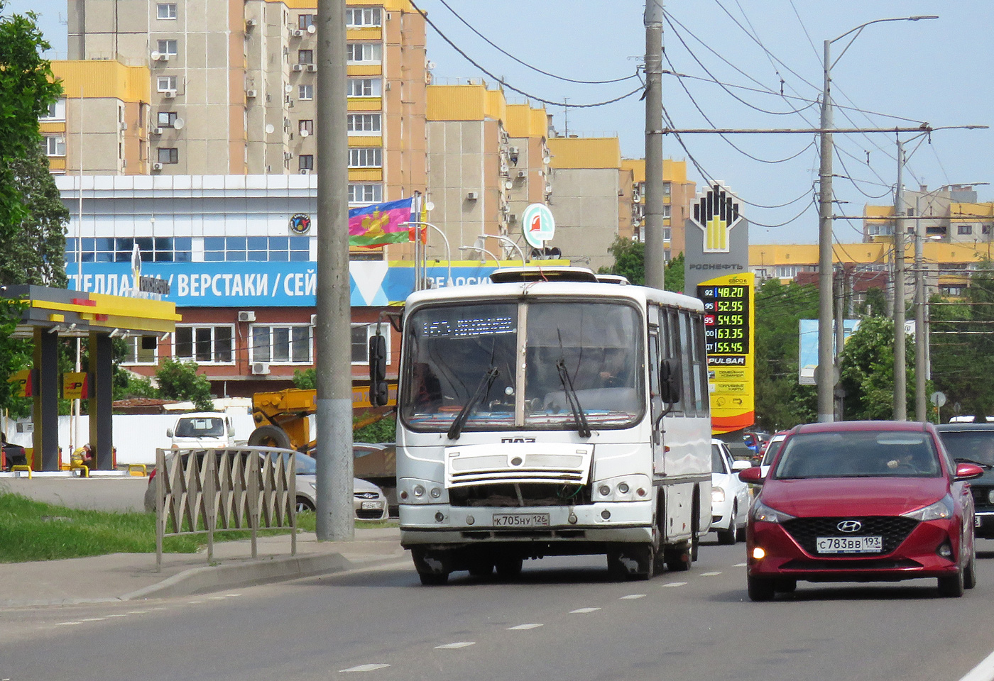 Краснодарский край, ПАЗ-320302-08 № К 705 НУ 126