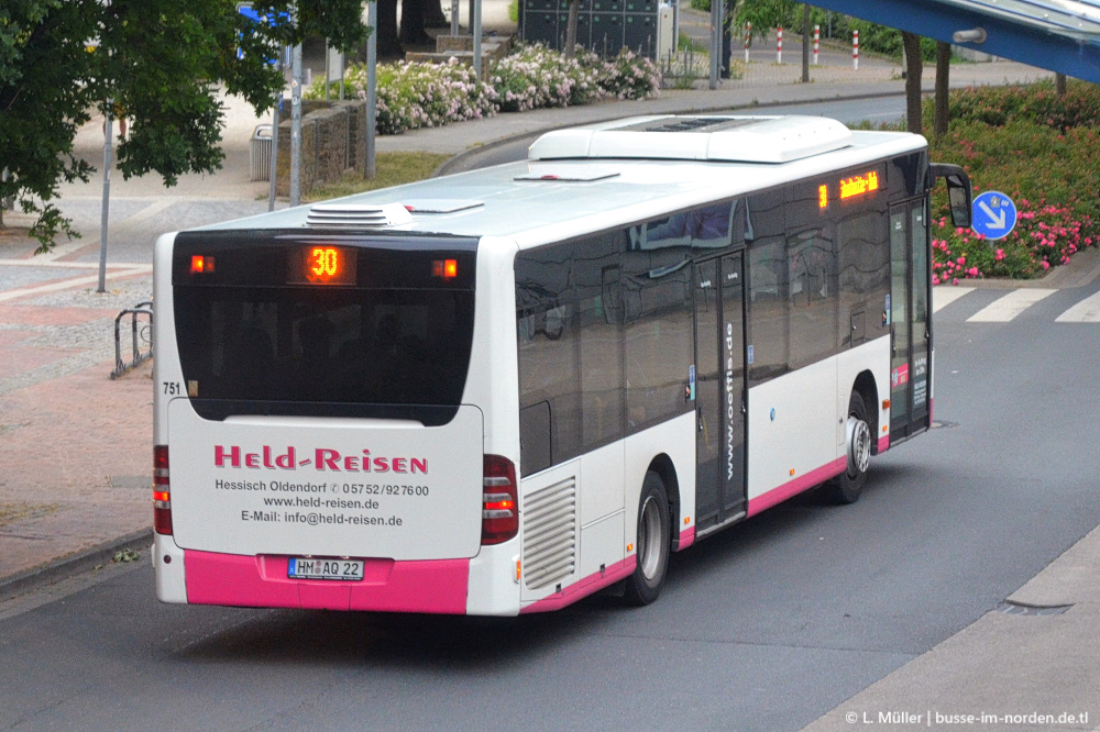 Нижняя Саксония, Mercedes-Benz O530 Citaro facelift № HM-AQ 22