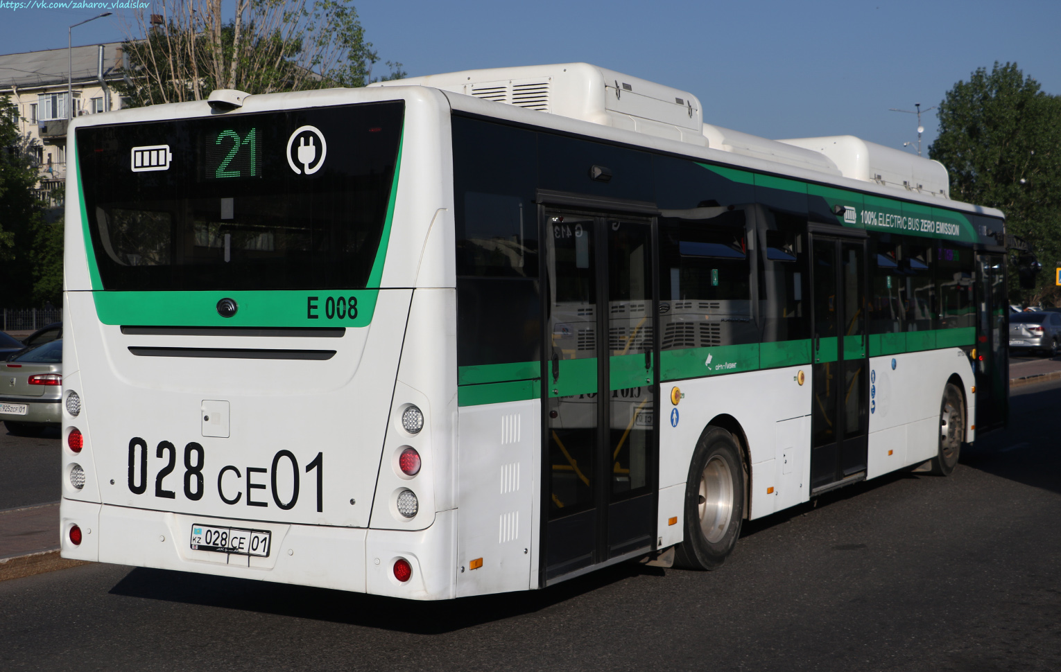 Астана, Yutong E12LF (ZK6128BEVG) (СарыаркаАвтоПром) № E008