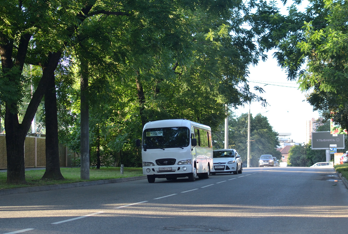 Краснодарский край, Hyundai County LWB C09 (ТагАЗ) № Р 490 ТО 123
