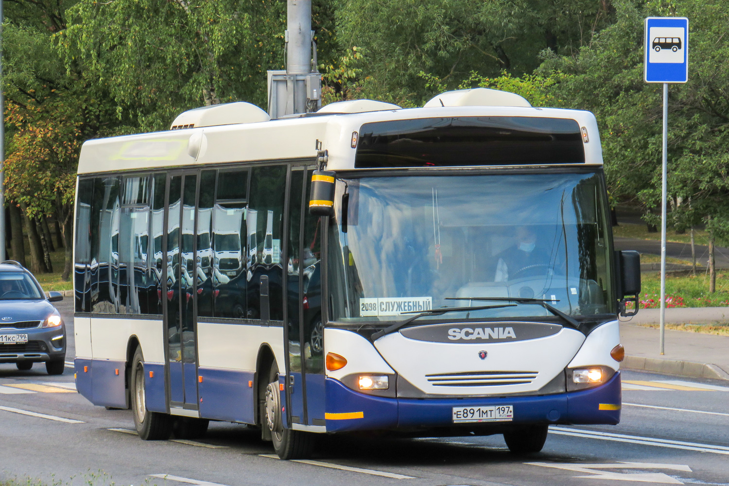 Москва, Scania OmniLink I (Скания-Питер) № Е 891 МТ 197 Москва, Scania OmniLink I (Скания-Питер) № Е 891 МТ 197