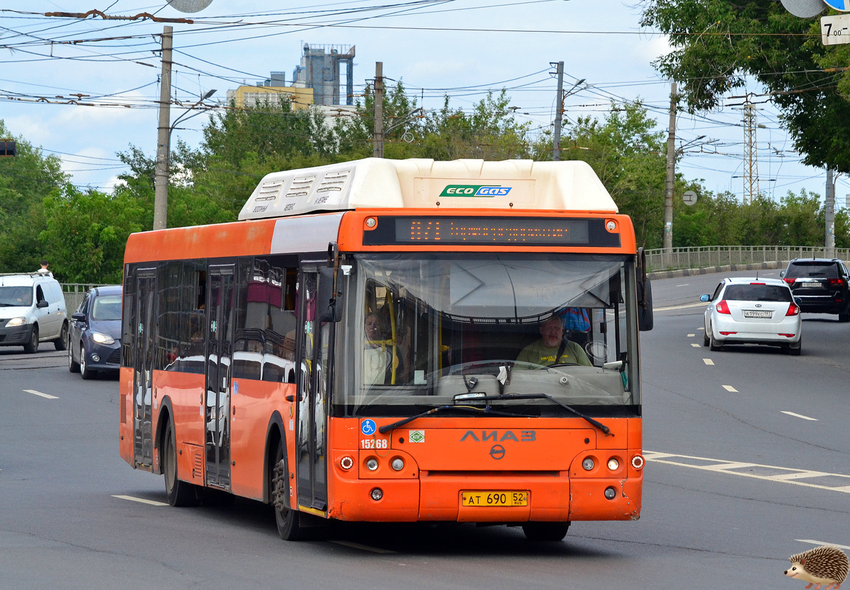 Nizhegorodskaya region, LiAZ-5292.67 (CNG) # 15268