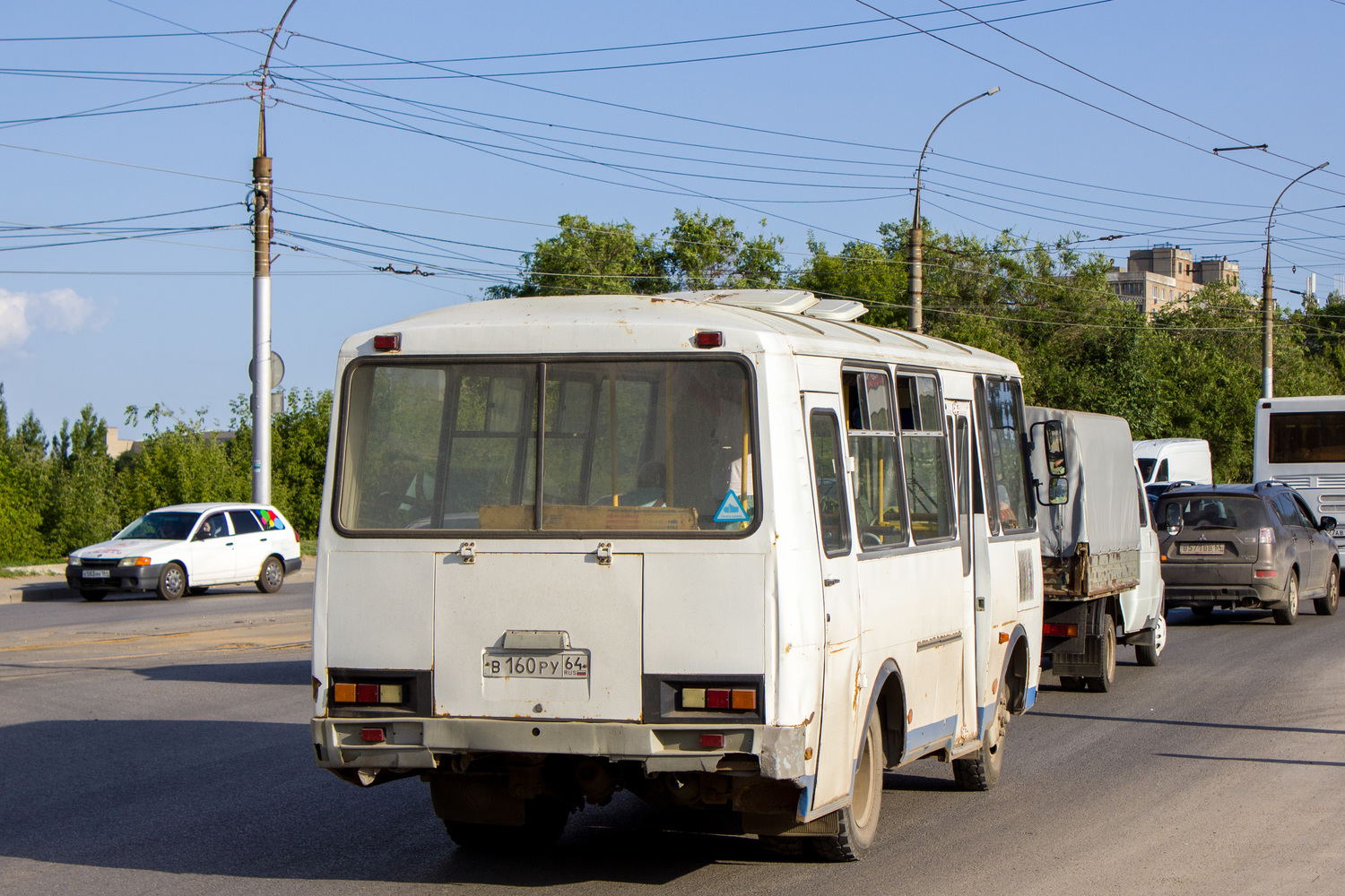Саратовская область, ПАЗ-32053 № В 160 РУ 64