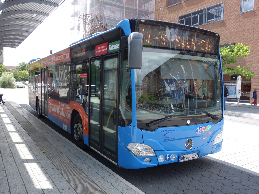 Нижняя Саксония, Mercedes-Benz Citaro C2 hybrid № 127