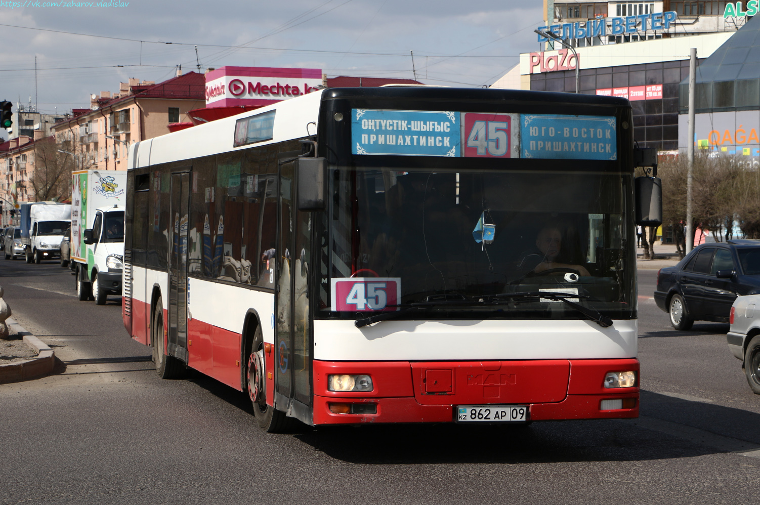 Karagandy province, MAN A21 NL313 # 862 AP 09