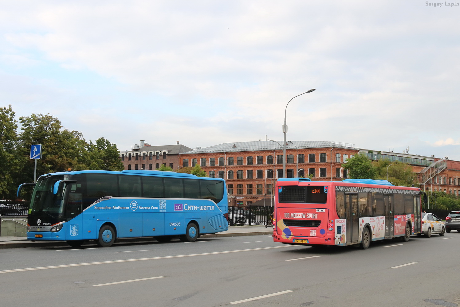 Москва, Setra S515HD № 090503; Москва, ЛиАЗ-5292.65 № 081867