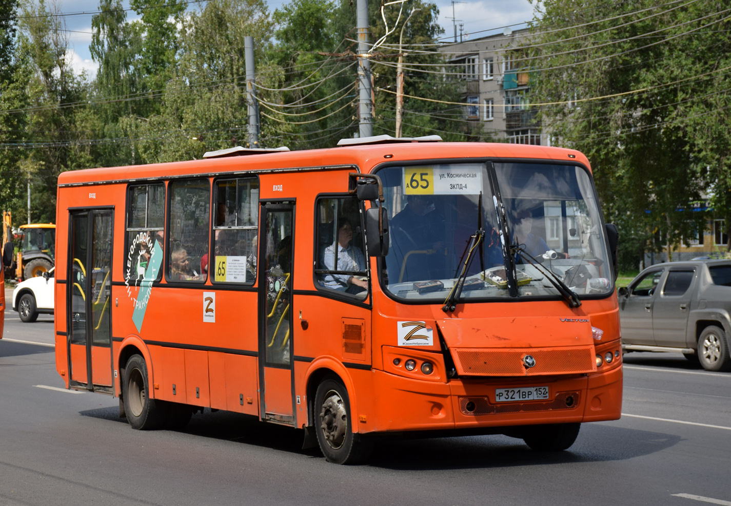 Нижегородская область, ПАЗ-320414-05 "Вектор" № Р 321 ВР 152