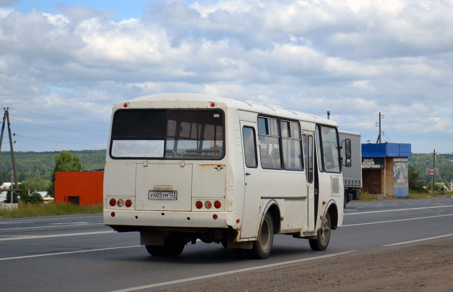 Краснодарский край, ПАЗ-32053 № У 405 УМ 123