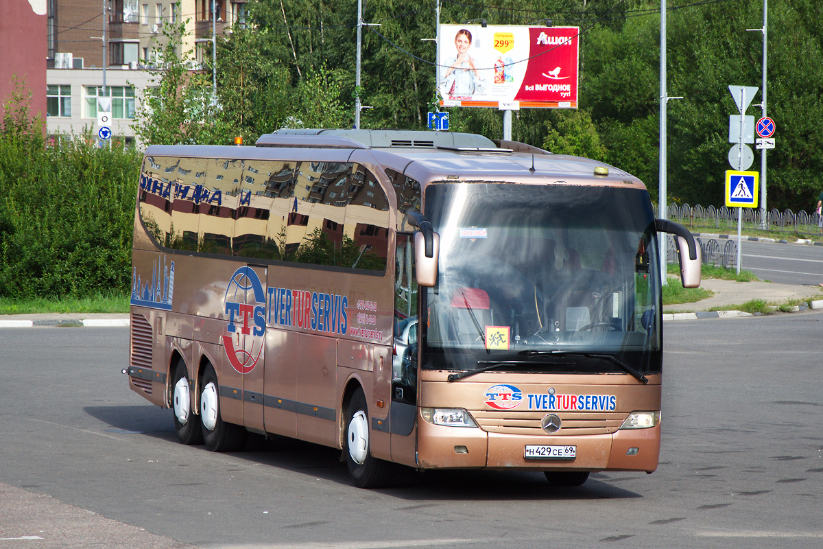 Тверская область, Mercedes-Benz O580-16RHD Travego M № Н 429 СЕ 69