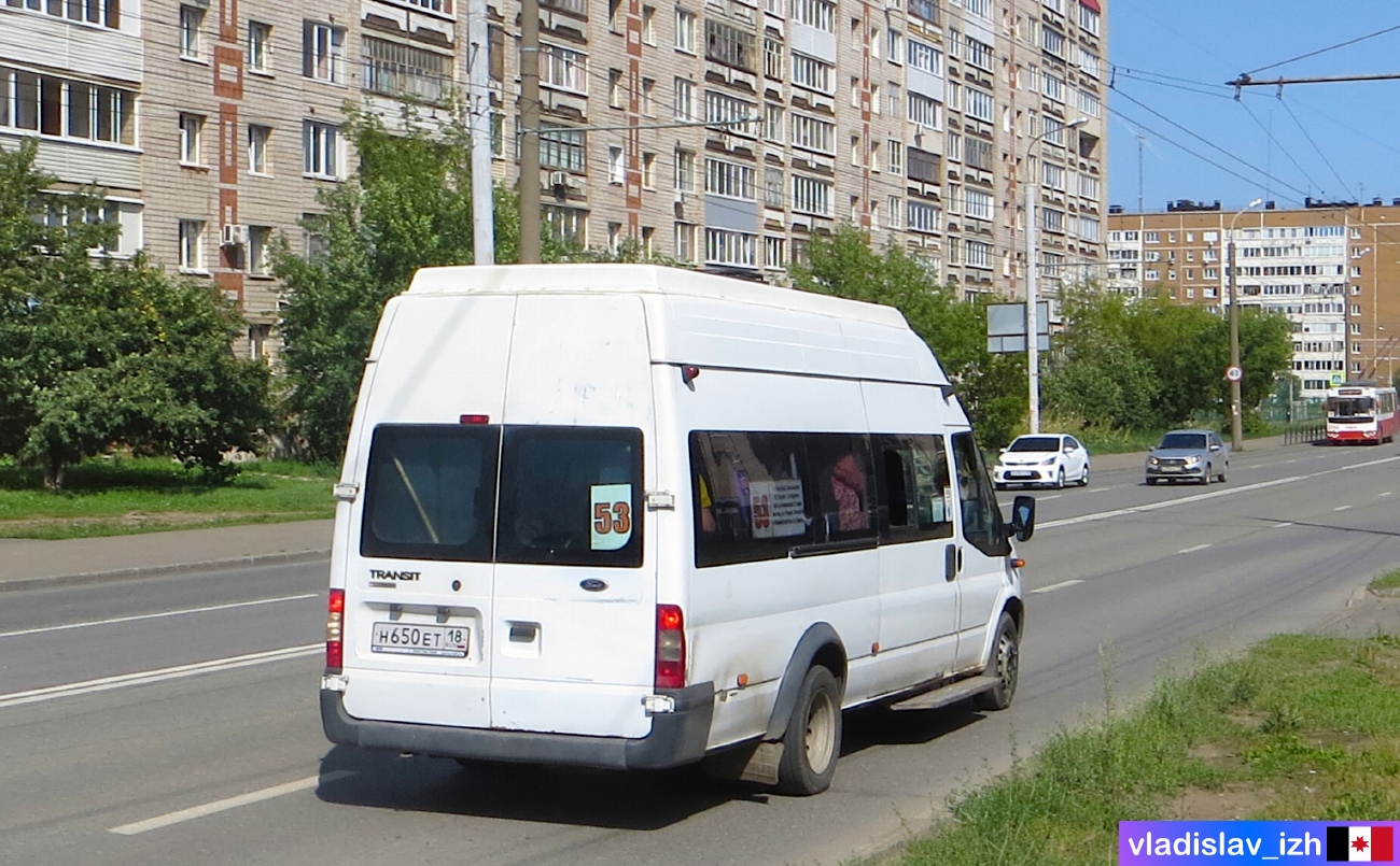 Удмуртия, Нижегородец-222709  (Ford Transit) № Н 650 ЕТ 18
