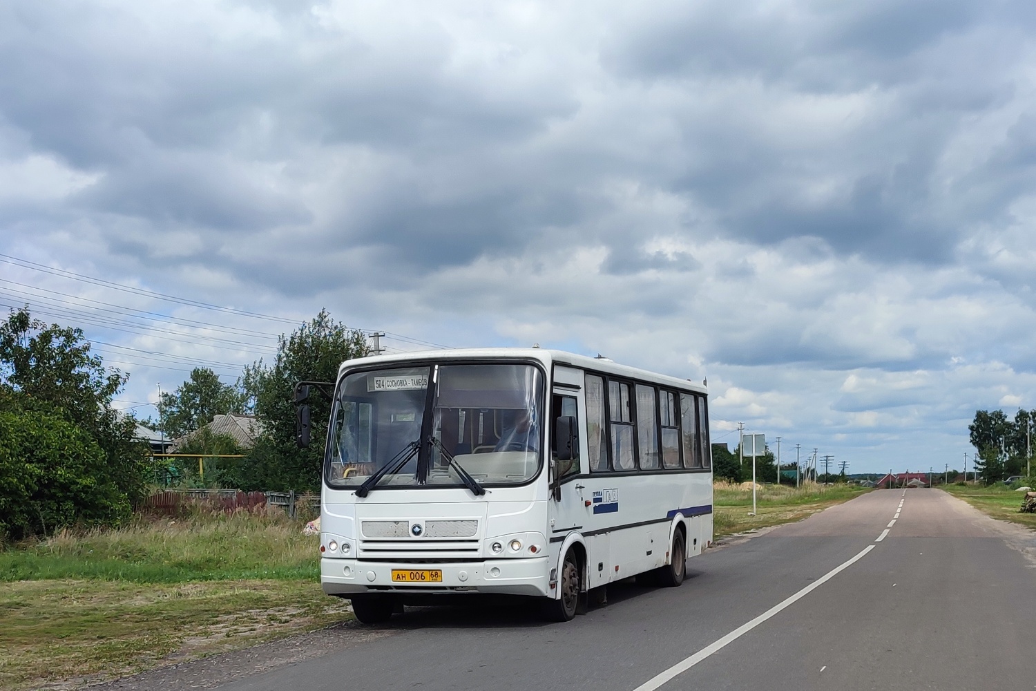 Тамбовская область, ПАЗ-320412-05 № АН 006 68