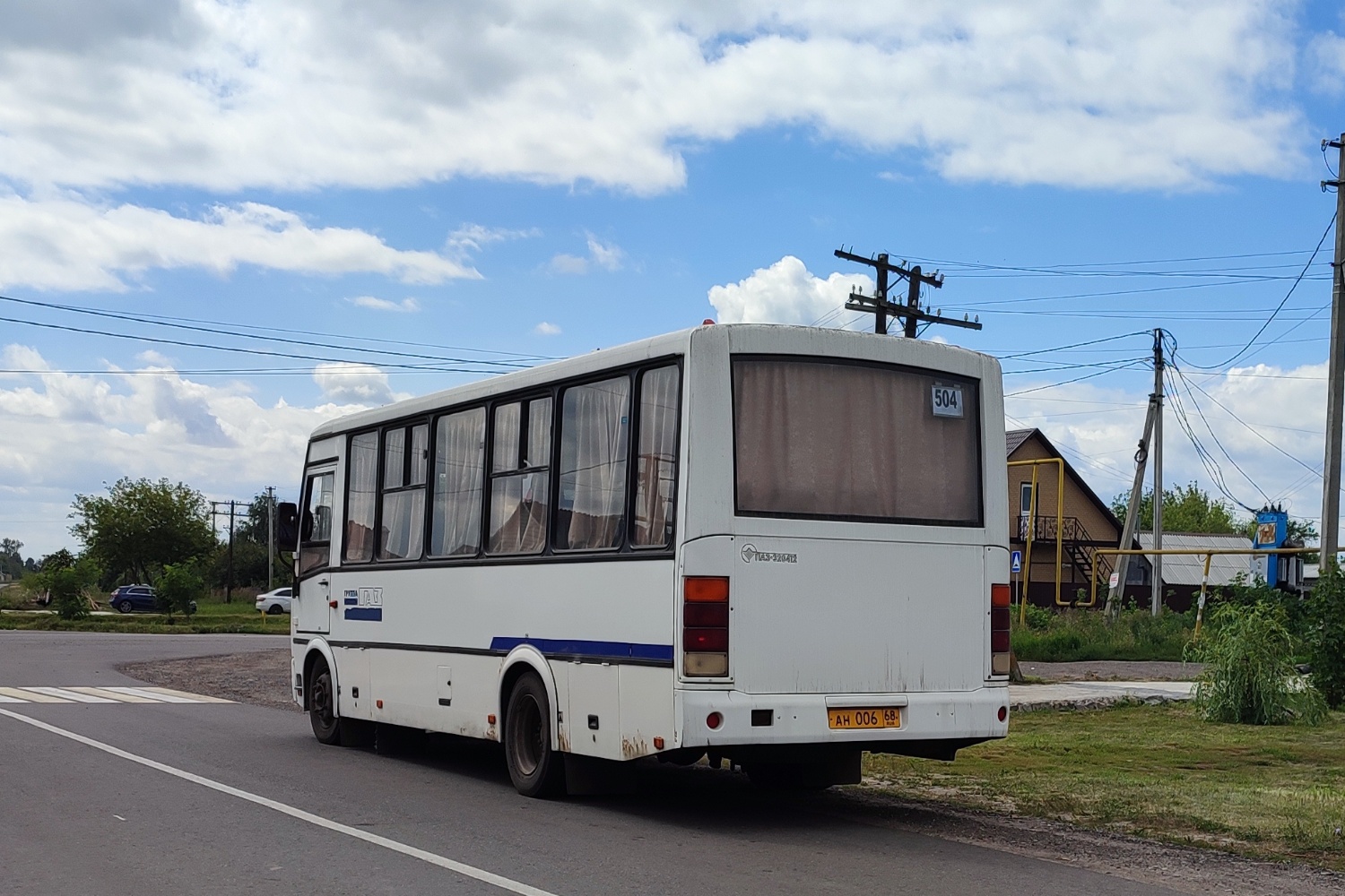 Тамбовская область, ПАЗ-320412-05 № АН 006 68