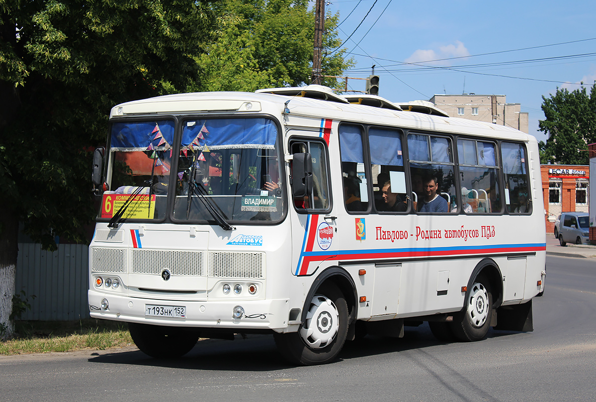 Нижегородская область, ПАЗ-320540-04 № Т 193 НК 152