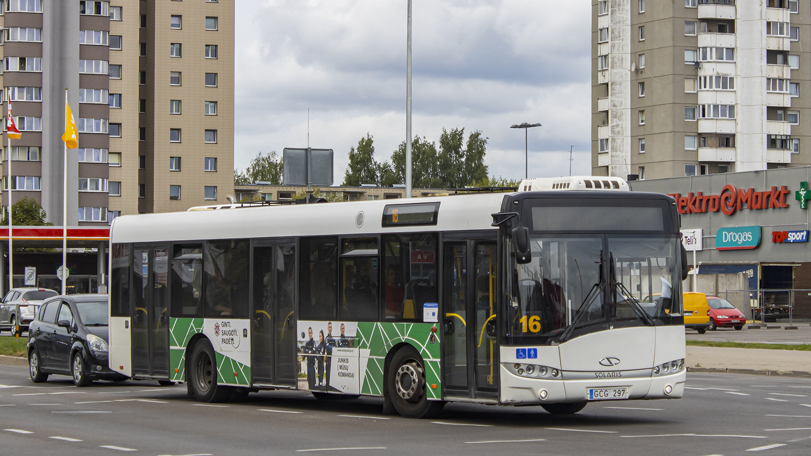 Литва, Solaris Urbino III 12 hybrid № 2189