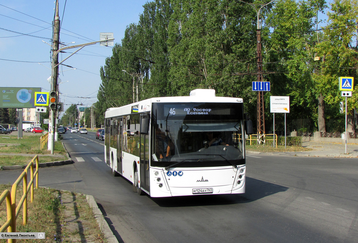 Самарская область, МАЗ-203.047 № М 124 АУ 763